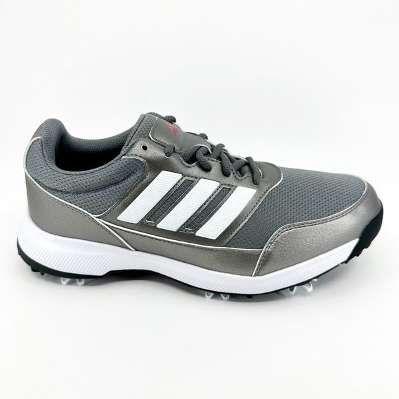 adidas Other - Adidas Tech Response 2.0 Gray Silver Metallic Mens Wide Golf Shoes EE9420